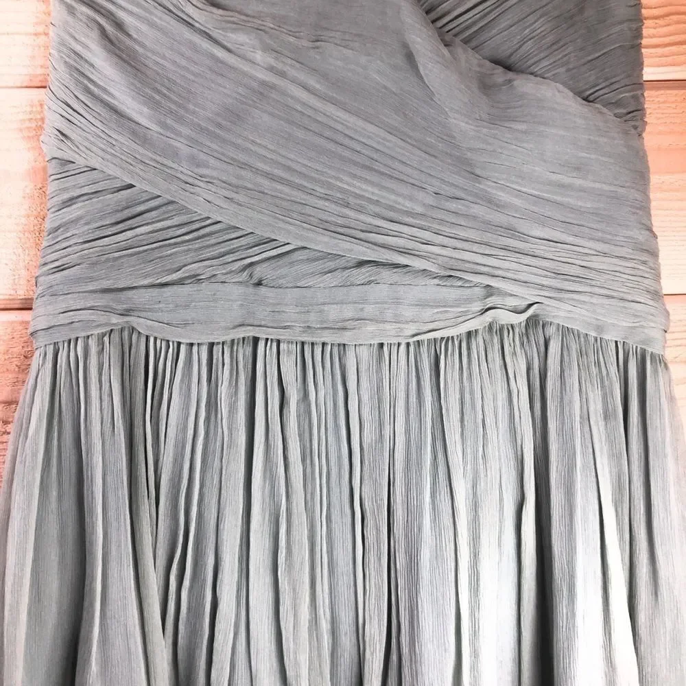 J. Crew Silk Strapless Dress‎